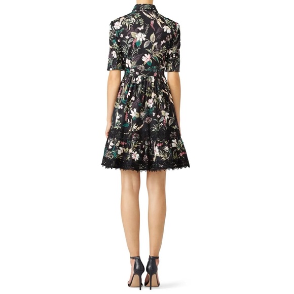 Kate Spade Lace Botanical Poplin Dress - Picture 3 of 7